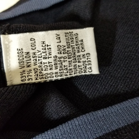 𝅺devonshire Cream viscose  nylon short sleeve top - Picture 7 of 8